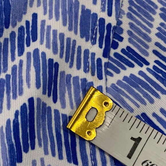 Vineyard Vines Performance Womens Dress Size XS Blue Chevron Print active resort - Picture 9 of 9
